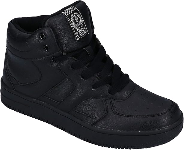 Amazon パークアベニュー Pa215 レディーススニーカー ホワイト ブラック 22 5cm 24 5cm ダンスシューズ ハイカット カジュアル 女性 靴 ブラック 24 5cm Park Avenue パークアベニュー レースアップ