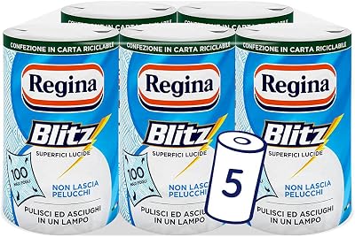 Regina Blitz Casa Paper 5 Rolls 3-Ply Maxi Sheets FSC Certified