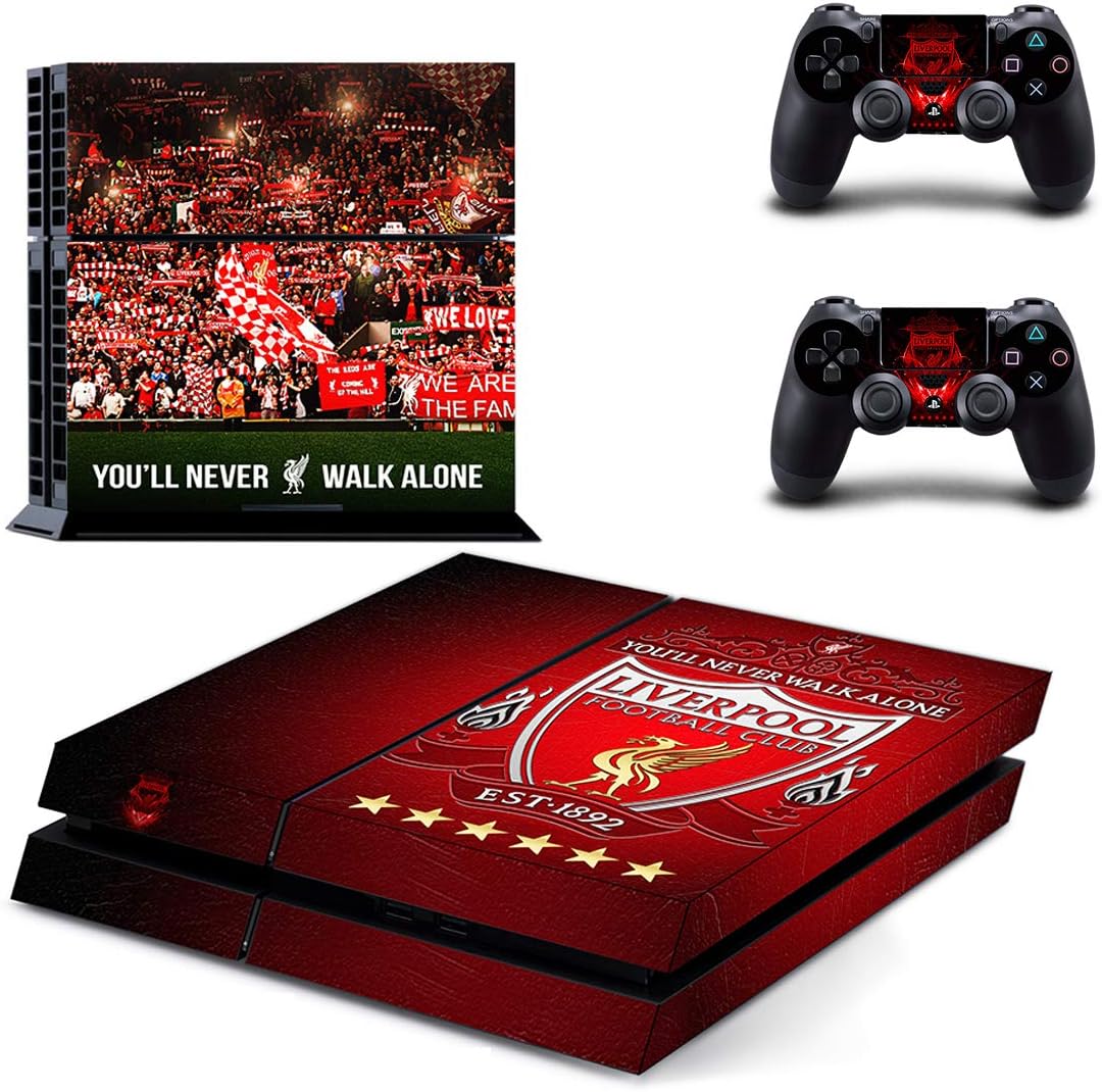 Liverpool PS4 Vinyl Skin Sticker Decal for Console & 2 Controllers NEW