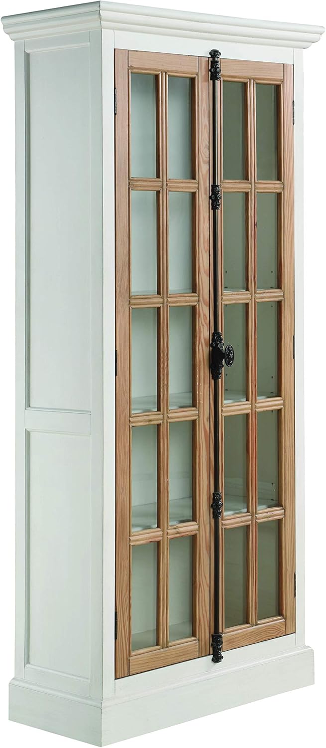 Coaster Home Furnishings 2Door Tall Antique White and Brown Server