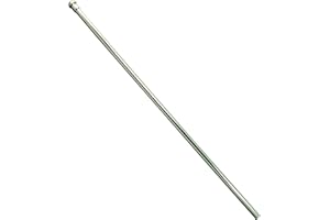 Westbrass D120-05 3/8" x 20" Brass Bullnose Faucet Riser Supply Line, Polished Nickel