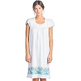 Casual Nights Women's Cap Sleeves Floral Lace Nightgown