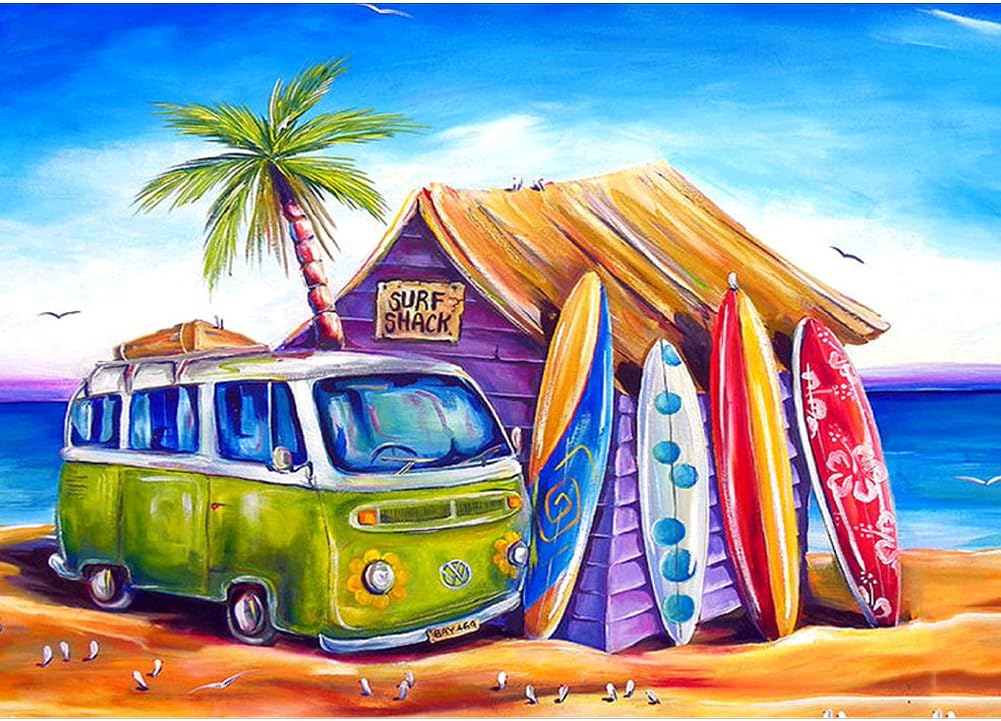 Greatmin DIY 5D Diamond Painting, Crystal Rhinestone Diamond Embroidery