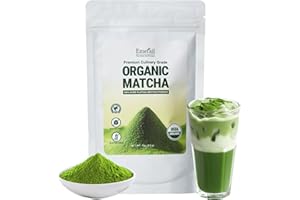 Emerail Organic Matcha Powder, USDA-Certified Pure Matcha Green Tea Powder, Premium Culinary Grade, Perfect for Lattes Smooth
