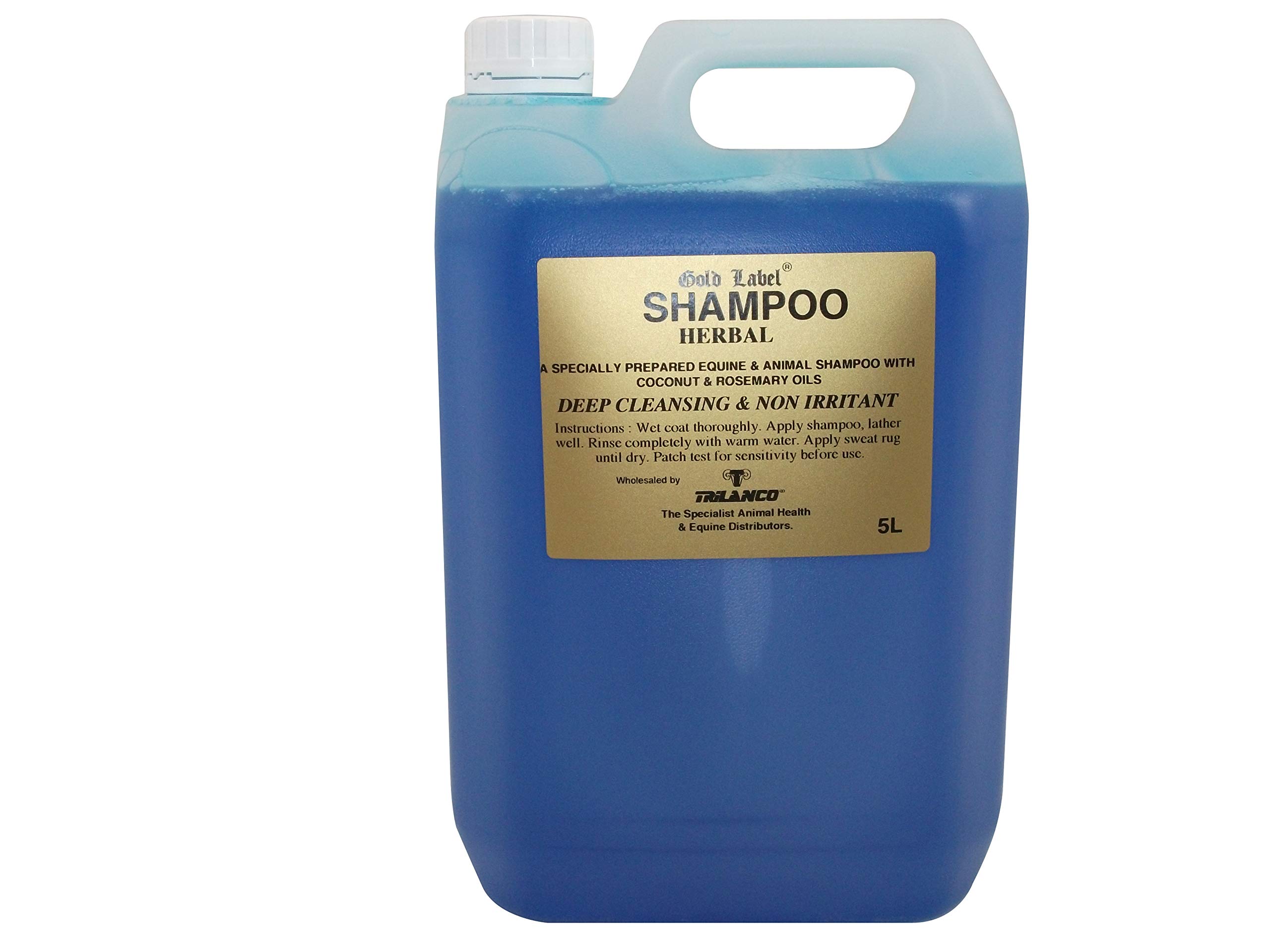 Gold Label Unisex's GLD0352 Stock Shampoo Herbal, Clear, 5 Litre
