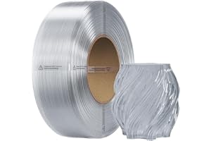 Creality CR-PETG Filament Refill 1.75mm 1KG for 3D Printer, Spool-Free for Reusable Spools, High Precision ±0.03mm, Odorless 