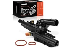 A-Premium Engine Coolant Thermostat Housing Assembly with Sensor Compatible with Hyundai Tucson 2009 2011-2013 2.0L & Kia Ron