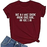 BLACKMYTH Women's Graphic Funny T Shirt Cute Tops Teen Girl Tee