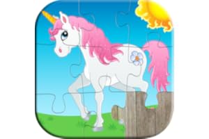 Animals Jigsaw Puzzle Games for Kids - Fun and Cute HD Puzzles for Preschool Toddlers, Boys and Girls ages 2, 3, 4, 5 - FULL 