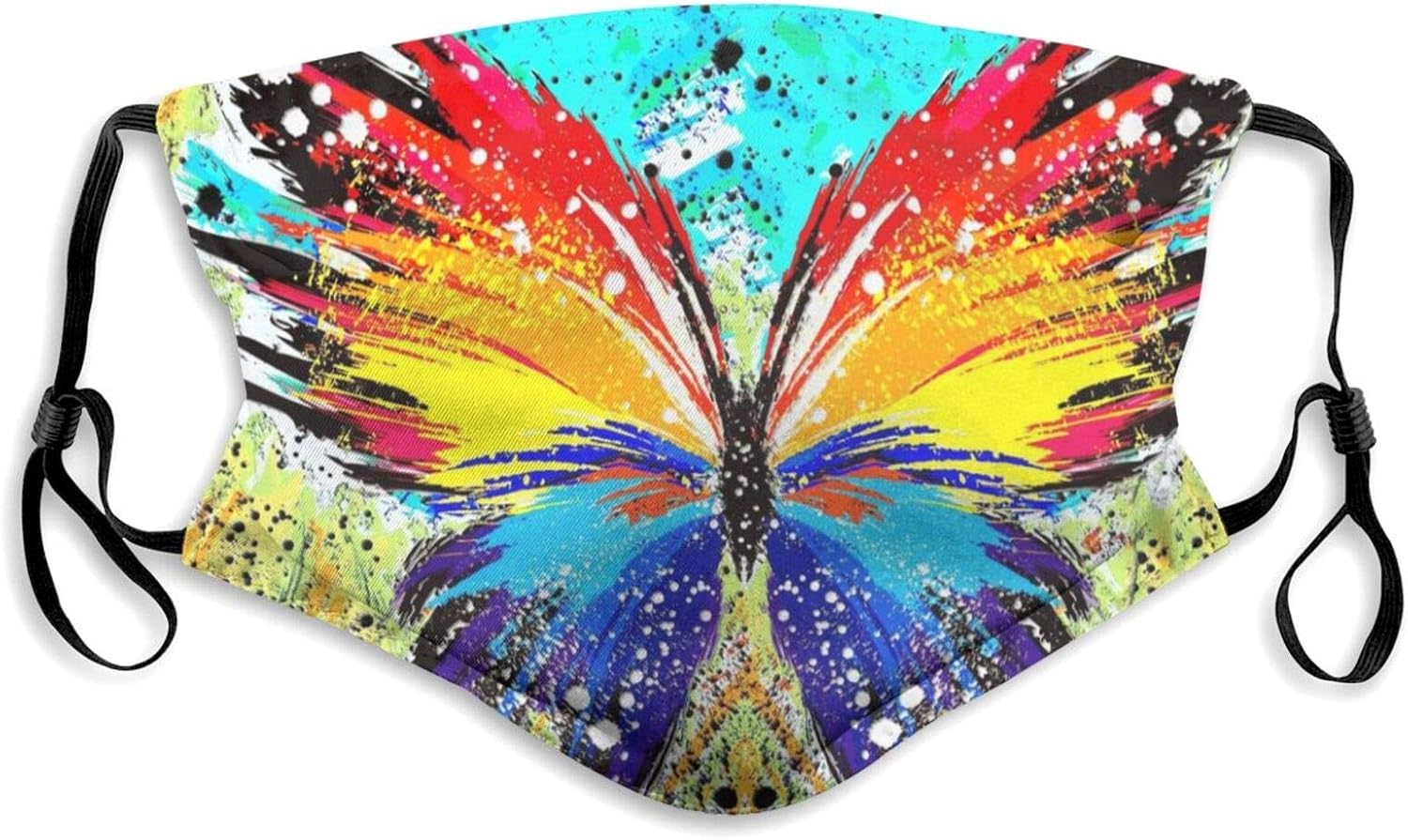 Butterfly1 Unisex Adult Face_Masks,Washable Reusable Face_Masks Half