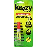 Krazy Glue All Purpose Super Glue Gel with Precision Tip (2g Tube) | Fast Drying No-Run Gel Formula for Household Repairs, School, Office Crafts &amp; DIY, Bonds Plastic, Wood, Metal, Ceramic &amp; More