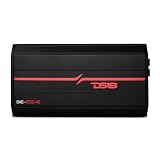 DS18 SXE-4000.4D/BK Car Amplifier Stereo Full-Range Class D 4-Channel 275x4 RMS @4 OHM 4000 Watts - Powerful and Compact Amp for Speakers in Car Audio System