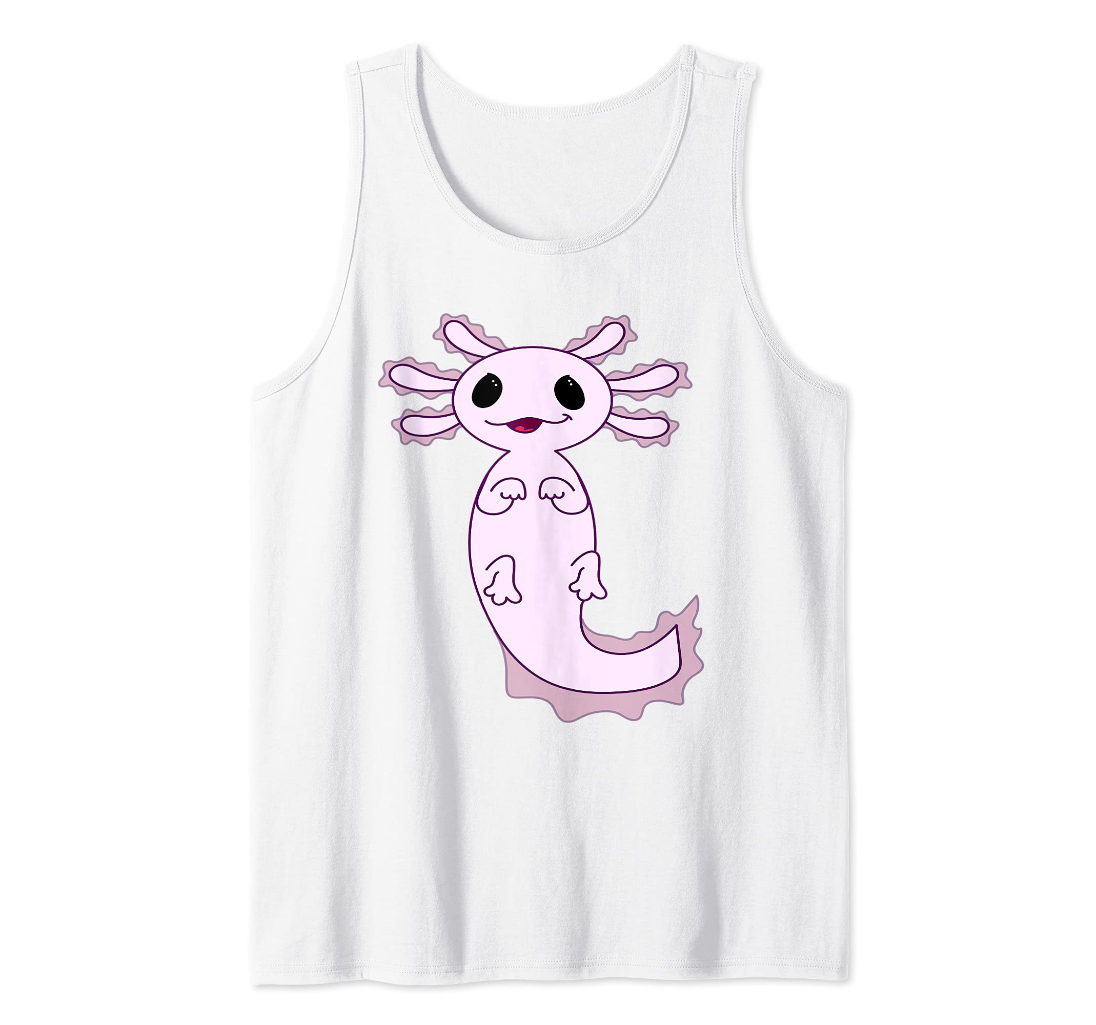Axolotl Pet Cartoon Tank Top