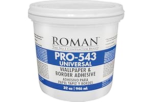 Golden Harvest 207803 GH-57 Universal Wallpaper and Border Adhesive with Applicator (Pack of 6), 1 quart