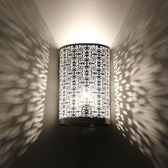 Albena Shop 71 Orientalische Wandlampe H 30cm B 19cm Kavita
