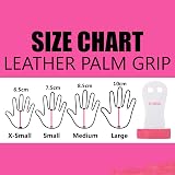 ULTRA FITNESS Gymnastics Grips Kids Leather Palm Bar Gloves Pink S view 7