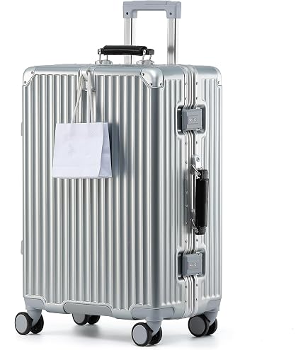 Amazon.com | HotWay All Aluminum Zipperless Suitcase, Carry On 20