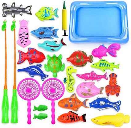 magnetic fishing bath toy