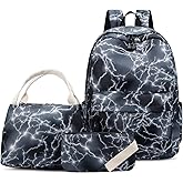 Joyfulife Starry Blue Kids Backpack for School Boys Girls Primary Backpack Lightning Bookbags Travel Laptop Backpack Daypacks