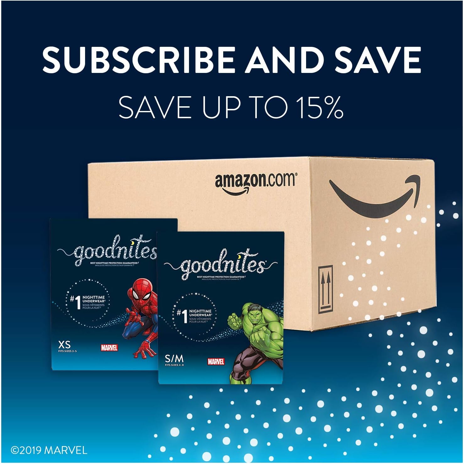 Goodnites Bedwetting Underwear for Boys, S/M, 44 Ct, Discreet: Health & Personal Care