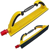 Toromp 2-3/4" x 15-3/4" Dust Free Longboard Hand Sanding File Block Adjustable Radius Flex with Hook &amp; Loop Backing, Hand Sander Dust Extraction Sanding Block for Automotive, Woodworking - 1 Pack