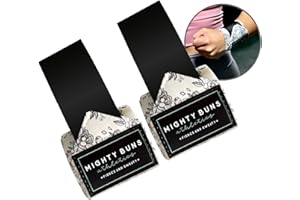 MIGHTY BUNS Wrist Wrap for Weightlifting, Wrist Support for Powerlifting Competition, Strength Training and Bodybuilding - Premium Wrist Wraps for Men & Women - Gym Wrist Protection for Everyday Use - Peonies