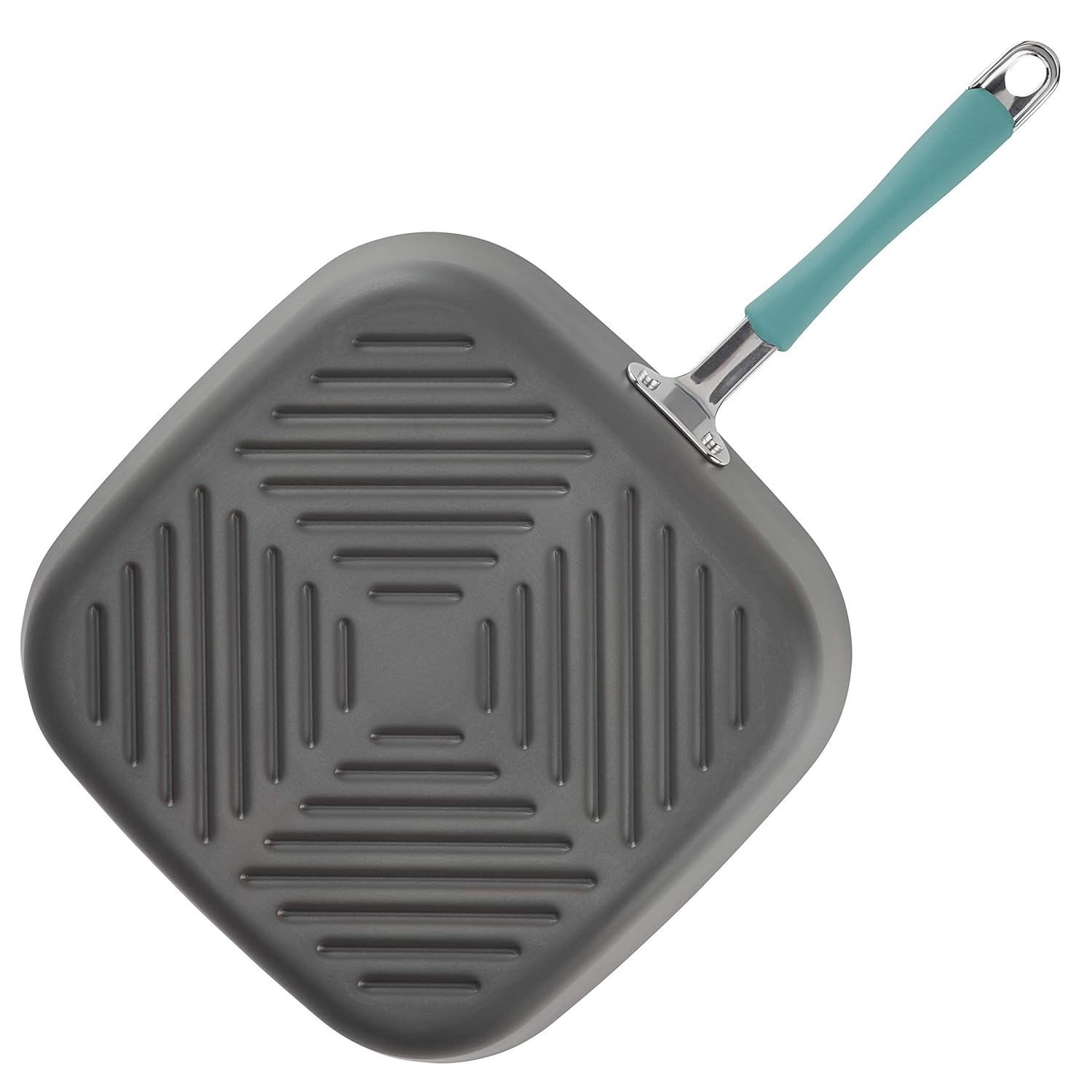 Rachael Ray 87665 11 Deep Square Pan Hard Anodized Aluminum Grill