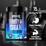 Warrior Clear Whey Isolate 21g Protein Blue Raspberry 375g - Lean Muscle view 3