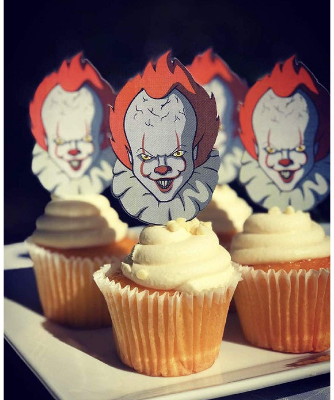Amazon.com: Pennywise Toppers, Pennywise cake decor, Pennywise party