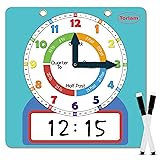 Magnetic Writable Dry Erase Learning Clock | Clock
