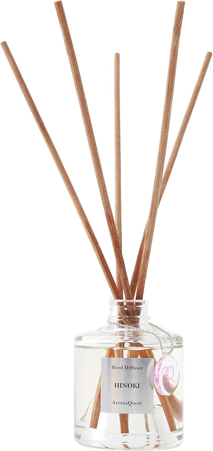 Amazon ヒノキの香り リードディフューザー 150ml Hinoki ルームフレグランス アロマディフューザー ひのき 檜 化粧箱なし Your Smile リードディフューザー