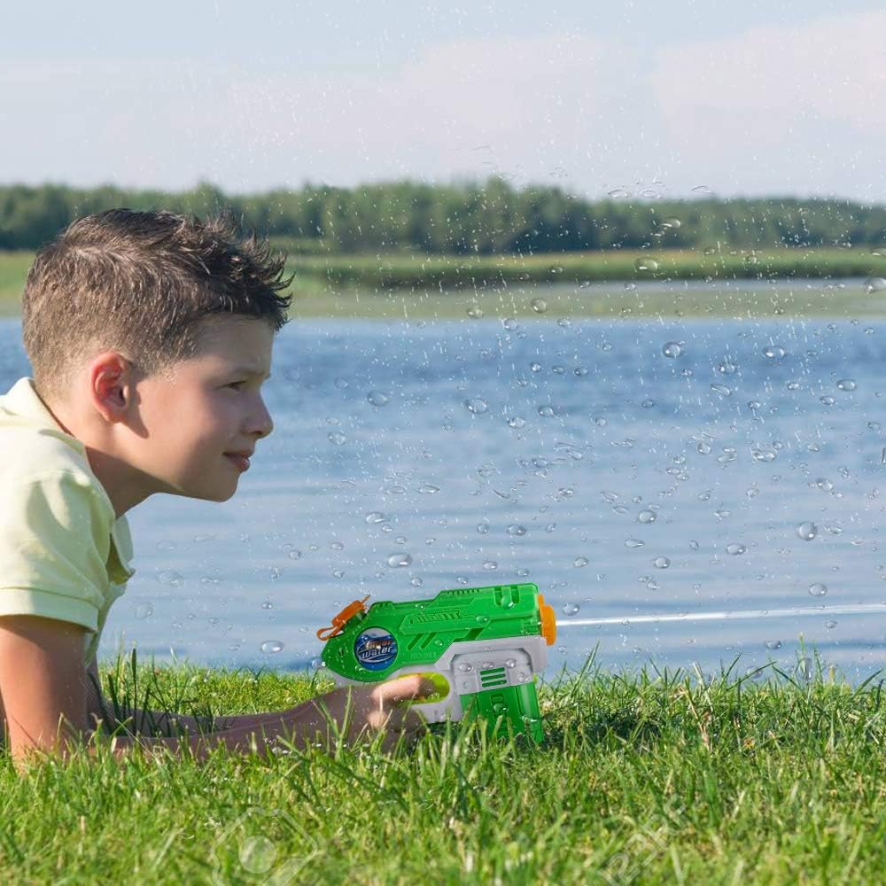 Tuko 6 Packs Small Water Guns for Kids Adults, 220CC Capacity 15-25 Feet Shooting Range Water Blaster Squirt for Water Fighting Toys(6Packs): Toys & Games