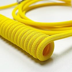 ZDawnn Braided Keyboard Cables 1.5m Coiled Type-C