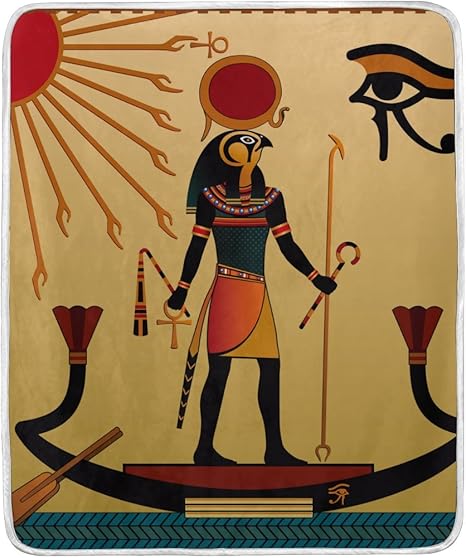Amazoncom CoolPrintAll Egyptian Decor Throw Blanket Lightweight Warm Amazoncom egyptian pharaoh sherpa blanket boho ancient egypt tribe
