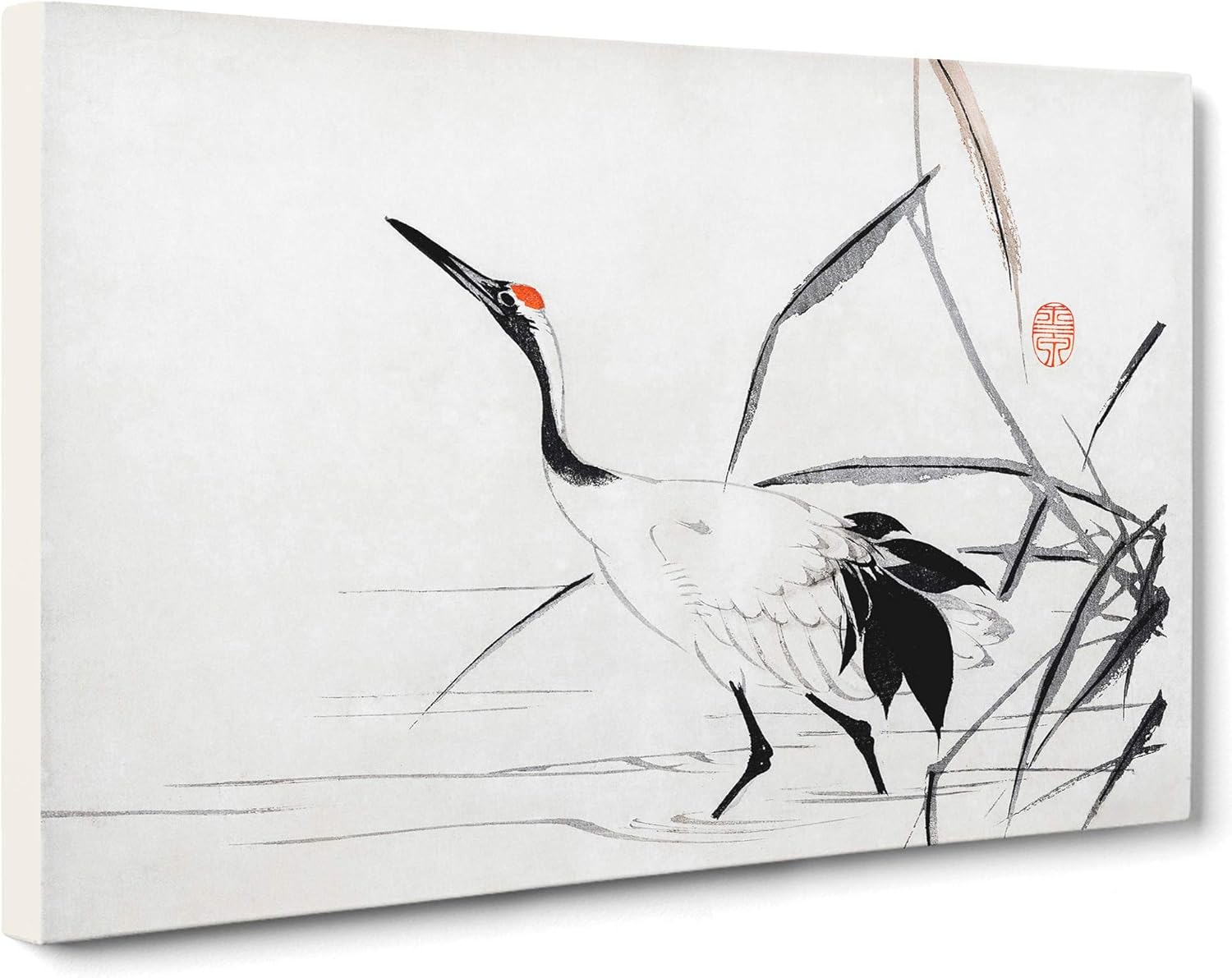 Big Box Art Japanese Crane by Mochizuki Gyokusen, Canvas Print, Wall