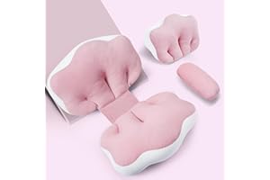 URMYWO Pregnancy Pillow - Cozy Pregnancy Pillows for Sleeping, Maternity Pillow Body Pillow Support for Back, Legs, Belly, HIPS with Adjustable Pillow & Laundry Bag, Ideal Gifts for Pregnant Women
