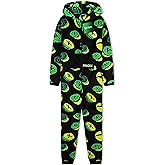 Xbox One Piece Pajamas for Boys, Teens, Fleece Jumpsuit, Pajama Set, Sleepwear PJs, Loungewear, Gamer Gifts for Boys