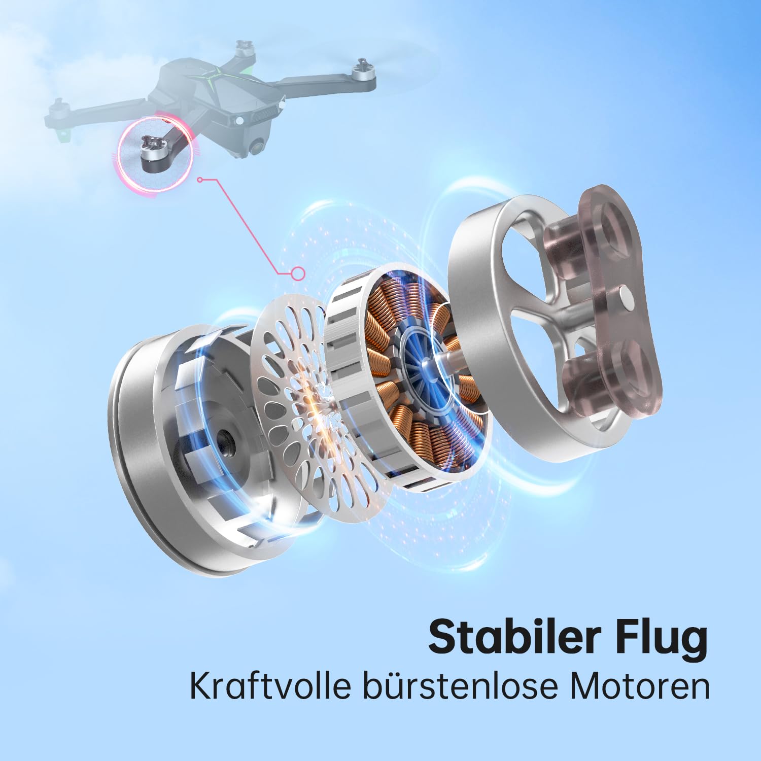 Loolinn | Drohne mit Kamera 4K als Geschenk für Einsteiger ab 14 Jahren - <250g, 50 Minuten Flugzeit, Zwei Akkus, 4K Fotos, 2K Videos, Intelligenter GPS-Rückflug, Geprüftes C0-Zertifikat(Geschenkidee) 8