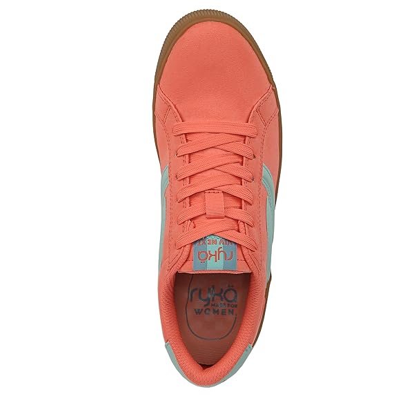 RYKA WOMENS VIV NEXT COURT INSPIRED SHOES CORAL MINT 6 M
