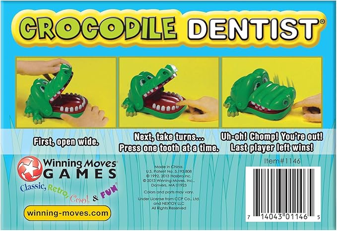 hasbro crocodile dentist game
