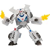 Transformers EarthSpark Deluxe Class Prowl 5-Inch Robot Action Figure, Converts in 12 Steps, Interactive Toys for Boys for Girls Age 6 and Up