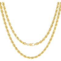 10K Yellow Gold Rope Chain Nuragold 10K Yellow Gold Diamond Cut