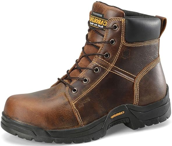 carolina men's 6 steel toe waterproof work boots