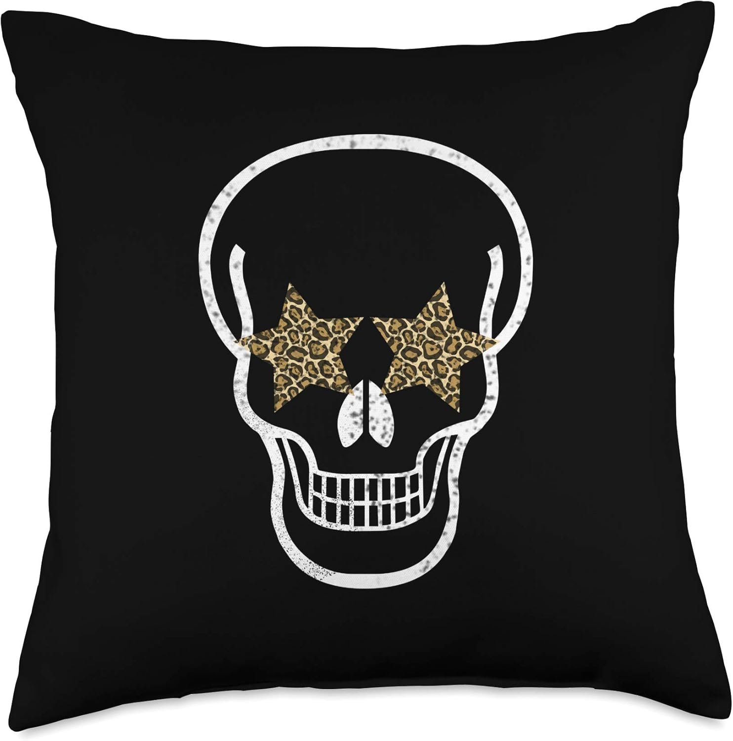 skull throw pillow