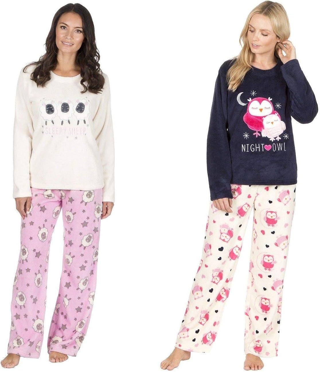 Ladies Pyjamas Set Womens Loungewear Pyjamas for Women Comfy Warm Soft