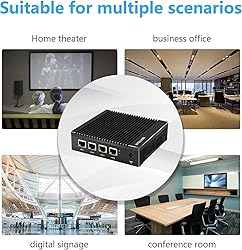VNOPN Micro Firewall Appliance Fanless Mini PC