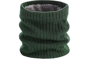 OCTEEN Warmer Neck Gaiter Winter Fleece Windproof Scarves Gaiter Mask For Women Men