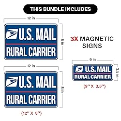 Lumiere Tech 3 Pack Heavy Duty U.S. Mail Delivery