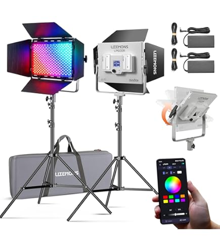 Amazon.com : Godox LP600Bi 60W Bi-Color LED Light Panel 2-Light