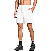 DEMOZU Men's 7" Lined Tennis & Workout Shorts - Quick Dry Athletic Gym Running Training Shorts with Pockets